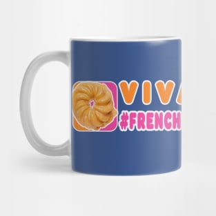 Viva La French Cruller Revolution Dunkin Mug